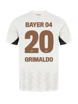 Bayer Leverkusen Alejandro Grimaldo #20 Replika Borta Kläder 2024-25 Kortärmad